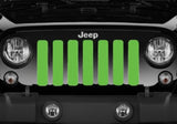 Solid Bright Green Grille Insert