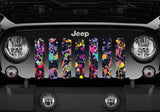 Rainbow Splatter Paint Grille Insert