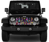 Rainbow Splatter Paint Grille Insert