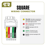 Toyota OEM Square Style "REAR LIGHTS" Switch