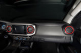 A/C Vent Rings Accent Trim Fits 2016-2023 Toyota Tacoma