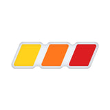TRI-Color Badge Fits Toyota Models