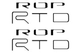 Bed Side Letter Inserts Fits 2022-2023 Toyota Tacoma TRD Pro