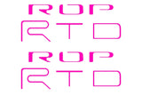 Bed Side Letter Inserts Fits 2022-2023 Toyota Tacoma TRD Pro
