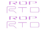 Bed Side Letter Inserts Fits 2022-2023 Toyota Tacoma TRD Pro