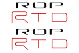 Bed Side Letter Inserts Fits 2022-2023 Toyota Tacoma TRD Pro