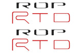 Bed Side Letter Inserts Fits 2022-2023 Toyota Tacoma TRD Pro