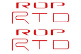 Bed Side Letter Inserts Fits 2022-2023 Toyota Tacoma TRD Pro