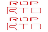 Bed Side Letter Inserts Fits 2022-2023 Toyota Tacoma TRD Pro