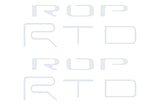 Bed Side Letter Inserts Fits 2022-2023 Toyota Tacoma TRD Pro