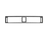 Center A.C. Vent Accent Accent Trim Fits 2021-2026 Toyota GR86