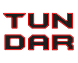 Bed Rail Tailgate Letter Overlays Fits 2022-2026 Toyota Tundra