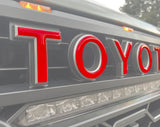 TRD Pro Grille Letter Overlays Fits 2022-2026 Toyota Tundra & 2023-2026 Toyota Sequoia