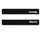 Textured Door Sill Overlays Fits 2000-2006 Toyota Tundra