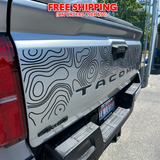 2024+ Tacoma Tailgate Topo Decal