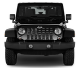 Tactical American Flag Digital Camo Grille Insert
