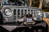 Black and White Camo Flag Grille Insert