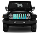 Teal Marble Grille Insert