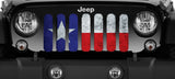 Rustic Texan State Flag Grille Insert