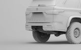 2023-Current Toyota Sequoia Rear Hitch Skid Cover/Rear Recovery Point