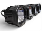 2 Light U-Con Interlocking Off Road LED Pod With Amber or White DRL Running Light