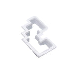 V2 Oversize Cup Holder + Shifter/Shift Gate Trim Rings (2014-2021 Tundra) - WHITE