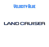 "Land Cruiser" Topographic Rear Tailgate Emblem Overlays - 2024+ Land Cruiser