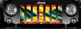 Waving Grenada Flag Grille Insert