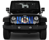 Waving Minnesota State Flag Grille Insert