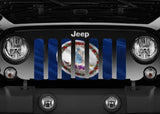 Waving Virginia State Flag Grille Insert