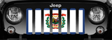 West Virginia State Flag Grille Insert