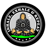 Zen Bigfoot Sasquatch Inhale Exhale Repeat Spare Tire Cover