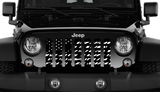 Zebra Print American Flag Grille Insert