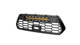 2016-2023 Tacoma Apex Pro Style Grille with LED Light Bar & Raptor Lights by YotaTribe