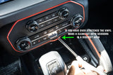 AC Controls Outline (Standard Series) - 2021+ Bronco