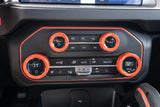 AC Controls Outline (Printed Series Vinyl) - 2021+ Bronco
