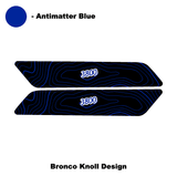 Topo Interior Rear Door Grab Handle Overlay Kit (Printed Series) - 2021+ Bronco 4 Door