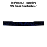 Topo Trunk Trim Overlay / Protector - 2021+ Bronco