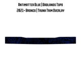 Topo Trunk Trim Overlay / Protector - 2021+ Bronco