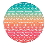 Aztec & Arrow Print On Pastel Ombre Spare Tire Cover
