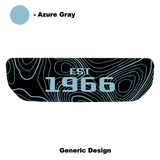 1966 Topographic Shifter Plate (Printed Series + Acrylic) - 2021+ Bronco