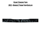 Topo Trunk Trim Overlay / Protector - 2021+ Bronco