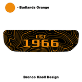 1966 Topographic Shifter Plate (Printed Series + Acrylic) - 2021+ Bronco