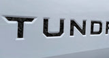Black Shadow Camo Vinyl Decals Letter Inserts for 2022-2026 Tundra Tailgate