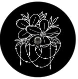 Boho Flowers Spare Tire Cover