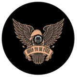 Born To Be Free Eagle Spare Tire Cover