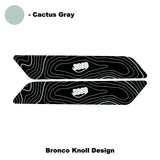 Topo Interior Rear Door Grab Handle Overlay Kit (Printed Series) - 2021+ Bronco 4 Door