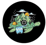 Camping On Turtle Island Unique Spare Tire Cover
