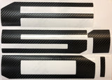 Carbon Fiber Textured Vinyl Decals for 2018-2026 F-150 Tailgate