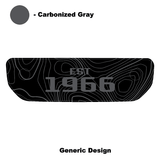 1966 Topographic Shifter Plate (Printed Series + Acrylic) - 2021+ Bronco